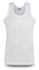 MENS VEST 100% COTTON TOP VEST MESH AIRTEX SLEEVELESS SUMMER- S M L XL