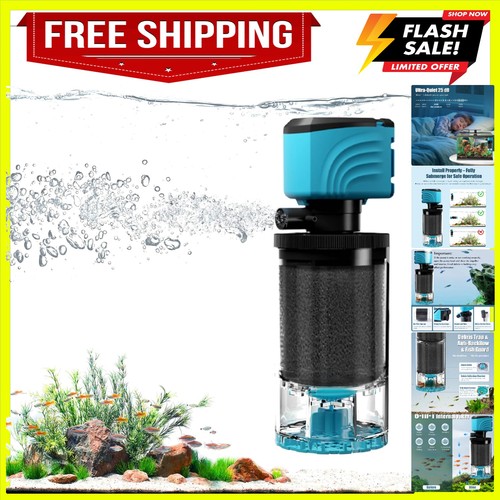Submersible aquarium filter - submersible,