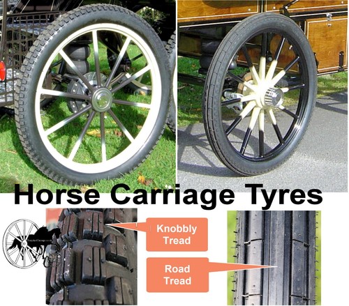 Horse carriage tyre tire - horse,