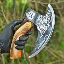 Pizza Cutter Viking Axe High Carbon Steel with Ashwood Handle-Anniversary Gifts