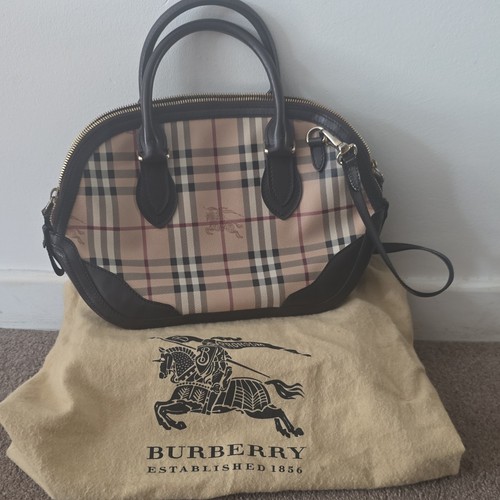 Burberry haymarket bowling bag - haymarket,