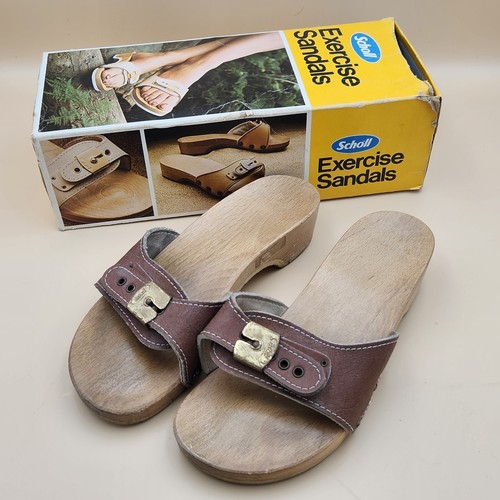 Scholls vintage 1977 wooden - dr,
