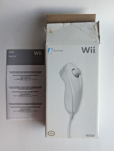 Wii white nunchuk nintendo - nunchuk,