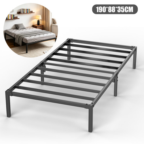 Strong single bed 3ft metal - bed,
