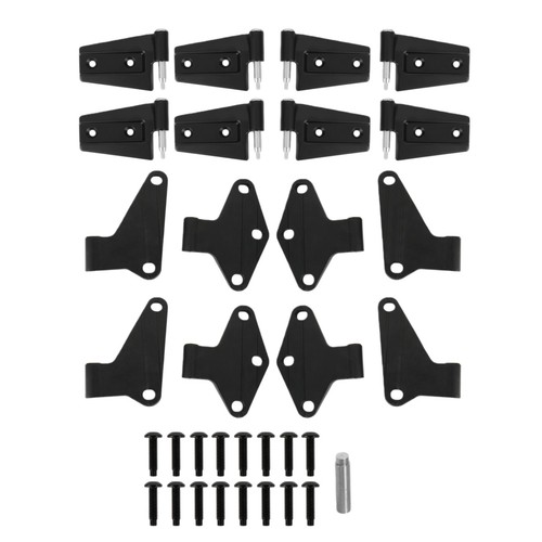 Complete aluminum door hinges - aluminum,
