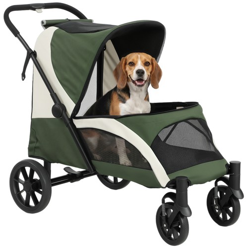 Pawhut foldable pet stroller - pawhut,