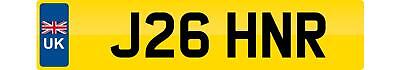 John number plate - john, r