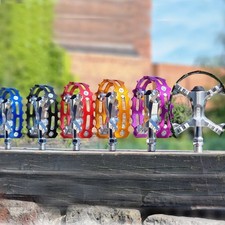 MKS XC-III Bear Trap Old School BMX Mountain Bike Pedals Colours 9/16"