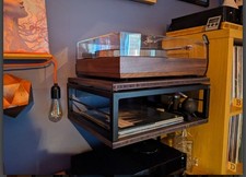 Solid-Sounds ladder Turntable Wall Shelf