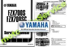 Yamaha FZX700 FZX750 Fazer Workshop Manual 1986 1987 1988 1989 onwards Service