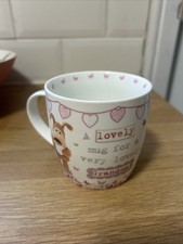 Boofle   by David Blake Pink Flowers Grandma Mug Coffee Tea