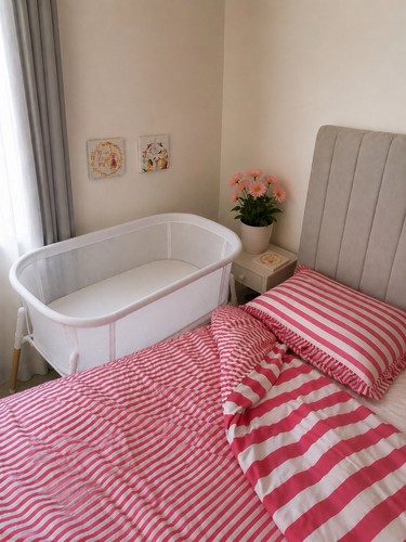 Nested glide bedside crib - glide, go
