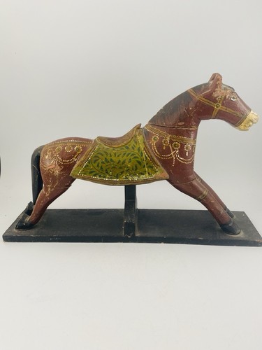 Vintage indian hand carved - indian,