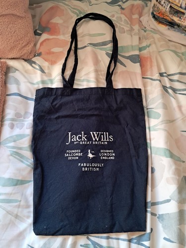 Jack wills navy tote bag - jack,
