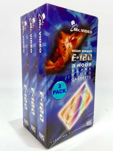 Video vhs 180 3 - mr, e-180