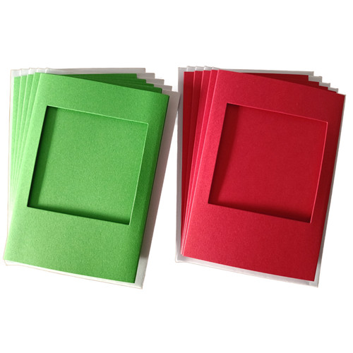 Square aperture tri - square, card