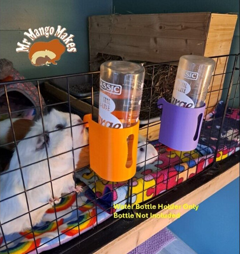 Cage mounted water bottle - mounted,