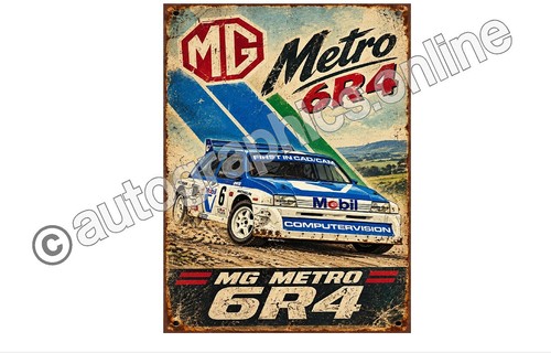 Metro 6r4 sign - , retro