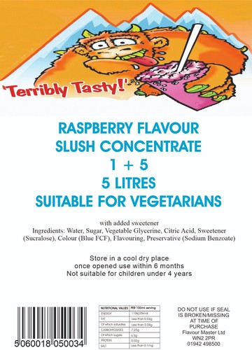 Terribly tasty slush syrup x - slush,