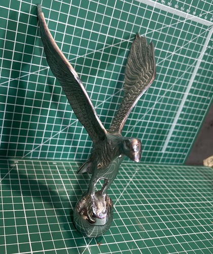 Vintage eagle perched - perched, on