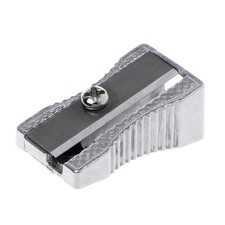 Metal Bevelled Single Hole Pencil Sharpener School Office Sharpener Stationery