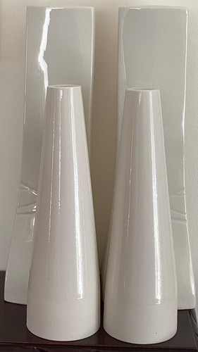 Belleek living candlesticks - belleek,