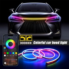 RGB Car LED DRL Hood Light