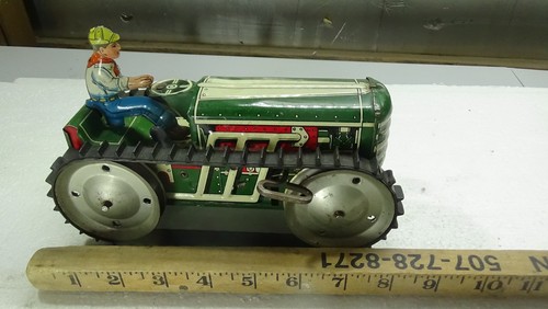 Vintage 1940s marx green - 1940s, tin