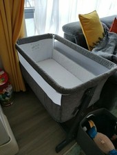 baby cot bed with mattress used