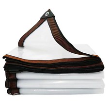 Clear Tarpaulin Waterproof Heavy Duty with Eyelets 1×2m PVC Thicken Tarp Cover