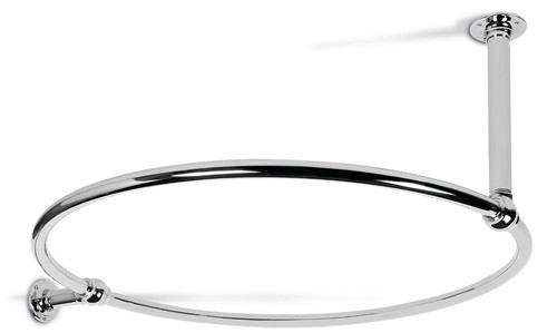 Circular shower curtain rail - curtain,
