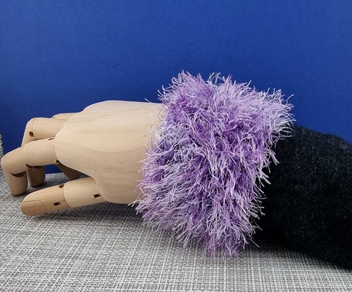 Funky fur wrist warmers - wrist,
