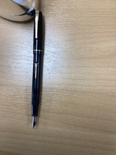 waterman's 502 fountain pen classic Black with lever fill & 14 k nib