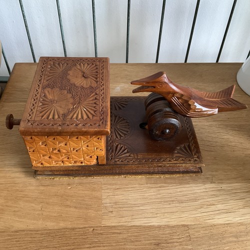 Vintage hand carved wooden - hand,