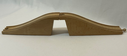 Wooden train track humpback - track,
