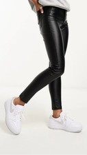 Bershka Coated Faux Leather