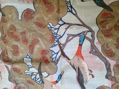 Mulberry flying ducks sage - flying,