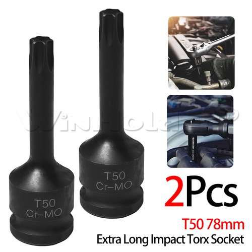 2pc t50 impact torx bit - impact,