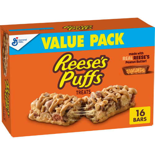 Reese puffs cereal treat - reese's,