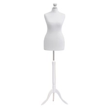 Tailors Dummy Bust 10/12 Female White Torso Retail Display Dressmakers Model⭐