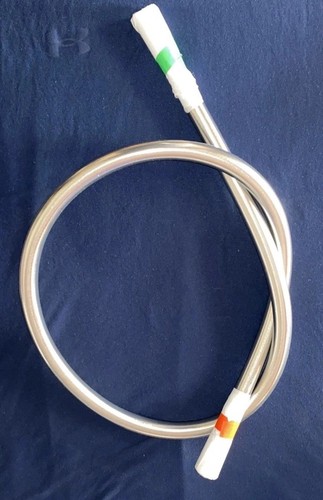 Mira smooth shower hose chrome - smooth,
