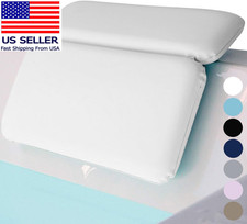Bath Pillow for Tub, Improved Suction Cups, Luxury Bathtub Pillows, Headrest for