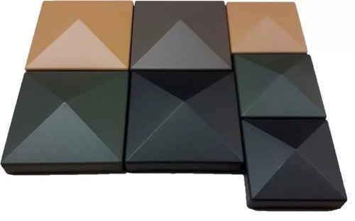 Fence post caps pack dark - post,