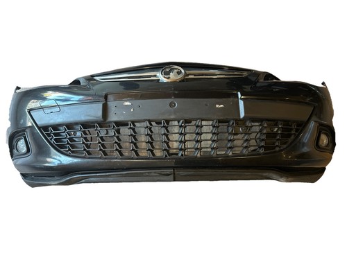 Bumper front black complete - bumper,