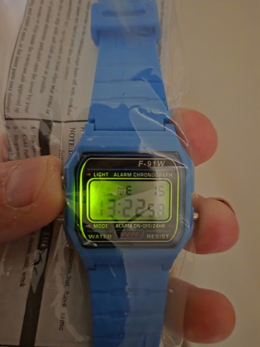 Casio 91w digital - digital, quartz