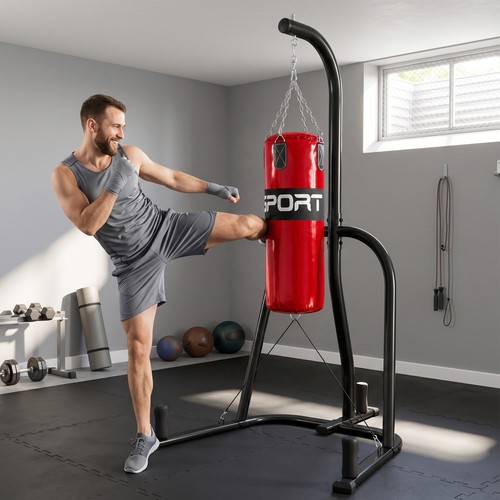 Punching bag with stand for - with,
