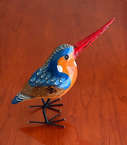 Hand carved wooden painted - carved,
