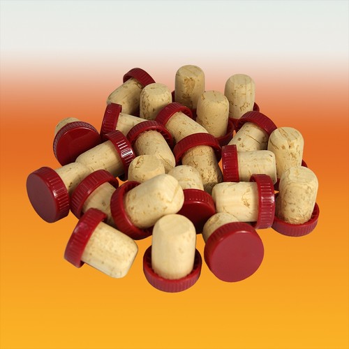Plastic top flanged wine - plastic,