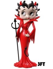 NEW Large Betty Boop Devil Red