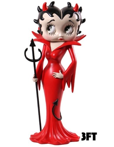New large betty boop - large, red